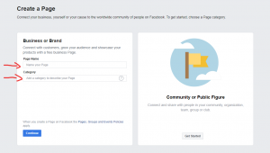 How to create a facebook business page, step 6