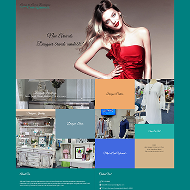 Blue Shift Web Services Web Design - Home to Home Consignment preview