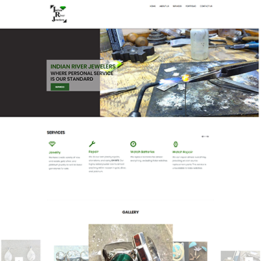 Blue Shift Web Services Web Design - Indian River Jewelers preview
